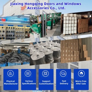 Bande d'étanchéité <span class=keywords><strong>de</strong></span> porte coulissante en <span class=keywords><strong>verre</strong></span> avec bande d'étanchéité côté coupe-froid - Product Image 6