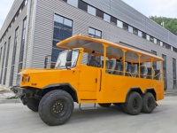 Haute qualité Diesel 6x6 210hp toutes roues motrices Dune Buggy 23 places Desert Sightseeing Bus