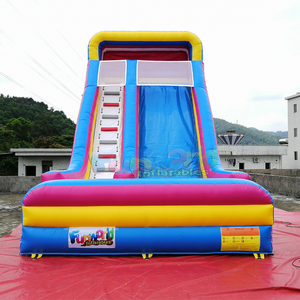 Castillo inflable gigante para exteriores, tobogán inflable con temática oceánica, resbaladilla inflable seca para niños. - Product Image 2
