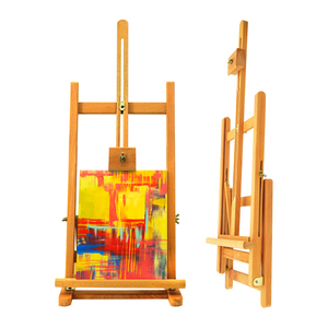 Phoenix Custom Có Thể Gập Lại H-frame Lớp Học Sinh Bảng Cổ Điển Giá VẼ GỖ Để Vẽ - Product Image 2