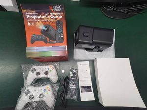 HCS350 Pro + <span class=keywords><strong>Projecteur</strong></span> de jeu 3D HD Consoles de jeux vidéo rétro portables 20000 jeux <span class=keywords><strong>Projecteur</strong></span> de jeu pour système <span class=keywords><strong>TV</strong></span> Android WIFI6 - Product Image 4