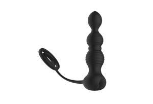 Double-Ring hip kéo hạt không dây RC 10-tần số rung Silicone + ABS dành cho người lớn quan hệ tình dục đồ chơi quan hệ tình dục qua đường hậu môn thiết bị thoải mái - Product Image 4