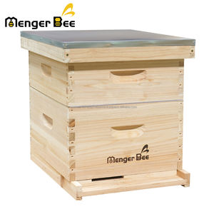 Kit de Inicio para Apicultura Langstroth, Caja de Colmena de 10 Cuadros, Madera de Abeto Chino para Uso en Granjas Apícolas - Product Image 3