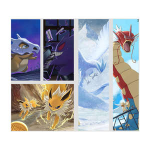 PQ Bestseller Poke <span class=keywords><strong>Mon</strong></span> giochi di carte di carta disegnati a mano lastre di arte comica Anime Mewtwo Poke <span class=keywords><strong>Mon</strong></span> Extended case Artwork gioco da tavolo - Product Image 6