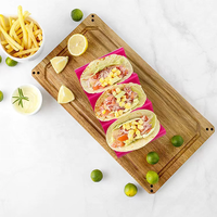 Support à tacos en plastique, forme vague, pour crêpes, vente chaude, support de plateau de qualité alimentaire, support à tacos pour four