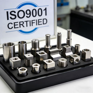 Servicios de Mecanizado de Torno CNC de 5 Ejes de Precisión, Piezas de Latón <span class=keywords><strong>y</strong></span> Acero con Tolerancia de 0.05 mm, Soporte de Modelado <span class=keywords><strong>3D</strong></span>, Certificado ISO 9001 - Product Image 1