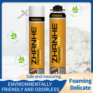 Mousse d'étanchéité PU forte en gros 500ml 750ml pour l'isolation thermique et l'emballage en construction - Marque ZHANHE Durée de vie 12 mois - Product Image 3