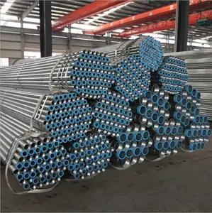 China fábrica de tubos de aço fornecimento direto de alta qualidade tubo de aço galvanizado tubo galvanizado redondo de 10 pés