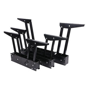 Mécanisme de levage à double amortissement, mécanisme de table relevable pliable et peu encombrant, extension de table avec pompe hydraulique - Product Image 1