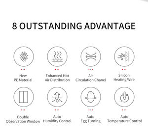 Incubateur solaire 1000 incubadoraincub de huev automat encubadora de huevos de <span class=keywords><strong>gallin</strong></span> œufs à couver - Product Image 4