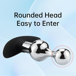 Dongkai Metall Hybrid Perlen-Analplug Butt Plug Tragbarer Anus-Vaginal-Stimulator für Männer und Frauen Masturbation Outdoor Fetisch Sexspielzeug - Product Image 5