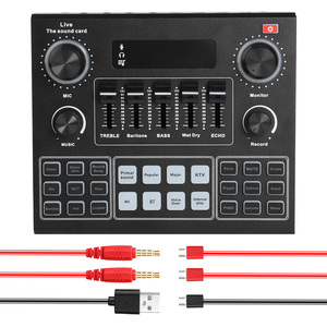 Bm800 Condenser Microphone Với V9 Card Âm Thanh Kit Máy Tính Ghi Âm Và Phát Trực Tiếp Microphone BM-800 Mic Đứng Bao Gồm - Product Image 3
