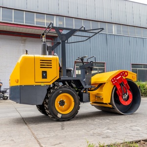 Rouleau compacteur de 3,5 tonnes avec pneus combinés pour mini-route - Product Image 4