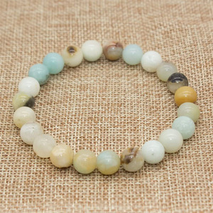 Pulsera budista <span class=keywords><strong>de</strong></span> cuentas <span class=keywords><strong>de</strong></span> piedra Natural <span class=keywords><strong>de</strong></span> 8mm Amistad Moda Lucky Faith Sanctuary Buddha Bracelet - Product Image 4