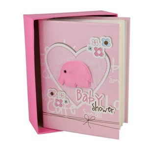 Album di foto di nozze di alta qualità per bambina personalizzabile in PVC copertina in tessuto di lino autoadesivo chiusura libro regalo - Product Image 2