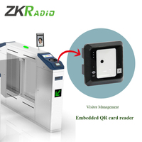 Harga Grosir Pembaca Kartu 1D 2D QR NFC RFID 13.56MHz USB Wiegand RS485 Interface Embedded Mounted QR RFID Card Reader
