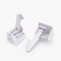 Verrous de sécurité pour armoires et loquets de tiroirs anti-enfants en plastique FABE Brand D018, installation facile