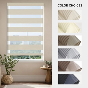 Persianas Enrollables Motorizadas Zebra de Allbright, Decoración Inteligente de Lujo para el Hogar, para Ventanas - Product Image 2