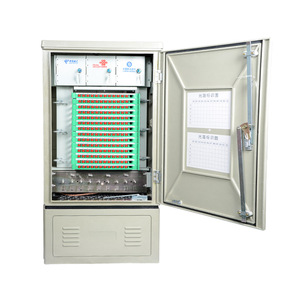 Gabinete de Conexión de Fibra Óptica de 3 ISP y <span class=keywords><strong>1</strong></span> Gabinete, <span class=keywords><strong>192</strong></span> Núcleos, Exterior, Impermeable, Caja de Fusión TCP, FTTH ODC, Montaje en Suelo - Product Image 6