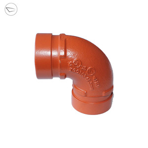 Phụ kiện đường ống SCH 40 kết thúc 90 rãnh khuỷu tay dễ uốn sắt 1 ''cho ống lửa - Product Image 3