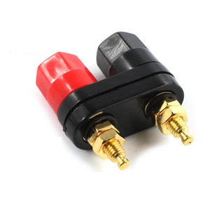 Conectores tipo banana Terminales de pareja Conector rojo y negro Amplificador Terminal Binding Post Banana Speaker Plug Jack - Product Image 4