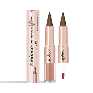 Zephoco Rossetto Liquido 2 in 1 Effetto <span class=keywords><strong>Specchio</strong></span> Rosso Mattone, Lucido e Vibrante, Lunga Durata, Vendita all'Ingrosso - Product Image 2