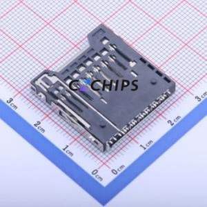 HYCW30-3IN126-260B SD Card / Memory Card Connector SMD Connector Card Holder With 4.3mm - Product Image 2