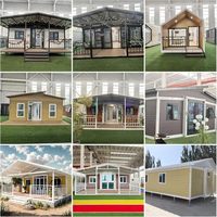 Maison ou hôtel modulaire moderne préfabriquée en panneaux sandwich EPS extensibles de 20 pieds/40 pieds