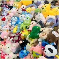 Peluches en gros de petite taille, vendues au poids (en jin), pour 0-24 mois, pour les stands de rue, les jeux de lancer d'anneaux, les événements de mariage, en boîte colorée