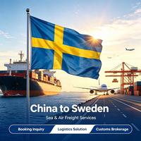 Agent d'expédition de marchandises sensibles et dangereuses Chine vers Suède Stockholm Gothenburg Services logistiques LCL Transitaire aérien et maritime