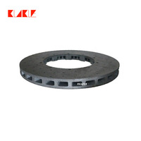 KLAKLE Kit Cakram Rotor Rem Keramik Karbon Bekas untuk GT-R 350Z 370Z dengan Ketebalan Minimum 24mm