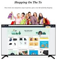 Televisor Inteligente Android LED LCD de Pantalla Plana 4K de 32 43 55 65 75 Pulgadas Personalizado UCOM de China para Uso en Hoteles