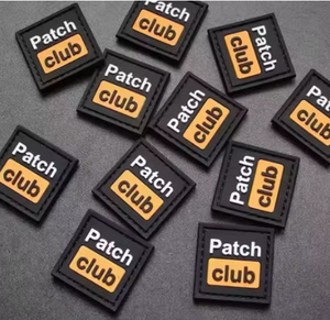 Victorygen Patchs 3D en silicone PVC, étiquettes en caoutchouc pour vêtements, patchs de logo de créateur, à <span class=keywords><strong>coudre</strong></span> et thermocollants - Product Image 4