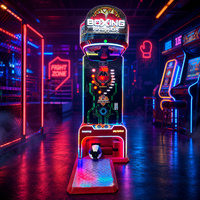 Machine d'arcade de boxe de rue interactive à monnayeur, jeu de sport ultime de boxe et de kick-boxing, en métal, garantie 1 an