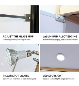 Vitrine d'exposition en acrylique personnalisée avec éclairage LED pour les magasins <span class=keywords><strong>de</strong></span> détail, les centres commerciaux, les bijouteries - Product Image 6