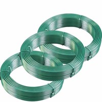 Alambre de Acero para Atar Malla Metálica, Perchas de Tela Recubiertas de PVC Disponibles en Diámetros de Alambre de 1.5mm, 1.8mm, 2mm, 3mm, 5mm, 8mm