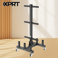 Support de rangement commercial pour plaques de poids de salle de sport, support de barre d'haltères, arbre à poids amovible, équipement de fitness