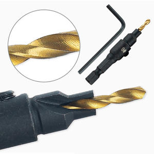 Juego de brocas avellanadoras hexagonales personalizadas para carpintería con bisel integrado para taladro eléctrico - Product Image 2