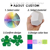 Dés de Noël personnalisés surdimensionnés 3 pouces D12 à 12 faces pour échange de cadeaux de Noël, jeu de fête familial et entre amis, vente en gros usine