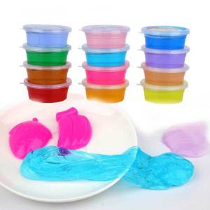 Kit de Slime Transparente con Activador, Nubes Esponjosas y Floam para Niñas, Kit de Slime DIY - Product Image 1