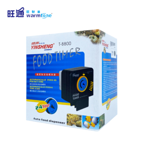 Máy cho cá ăn tự động bằng nhựa cao cấp T-8800 với hộp hẹn giờ, dùng cho bể cá trong nhà & ngoài trời & phụ kiện bể cá tròn - Product Image 3