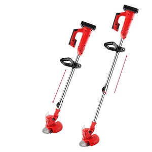 Jsd 21V DIY điện máy cắt cỏ pin-Powered không dây stringless cỏ Tông Đơ 2 pcs bàn chải cắt cỏ dại wacker 4 Max cắt - Product Image 5