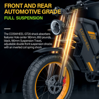 COSWHEEL GT20 personalizar 52V bicicleta de montaña eléctrica Yo-lin Ebike suspensión completa de largo alcance 1000W Motor Fat Tire bicicleta eléctrica