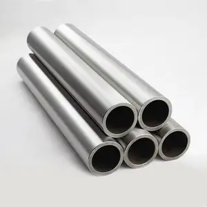 Tubo de titanio Gr1 Gr2 Gr5 Gr4 TA1 TC4 personalizado para construcción de condensadores de titanio venta de tubos sin costura