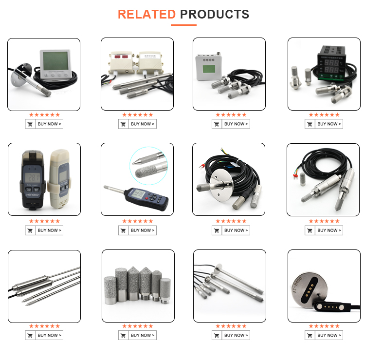 IP67 Waterproof 0-10V / 0-5V Temperature and Humidity Transmitter 316L Probe Housing Stainless Steel 316