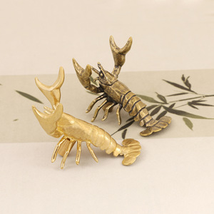 Creative Lobster Brass Door Handle, Multi Functional Wall Hook, Cabinet <strong>Drawer</strong> Pull - Product Image 3