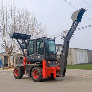 מעמיס גלגלים קומפקטי זול למכירה, מחפרון דו-תכליתי, מחיר יצרן ציוד כבד - Product Image 5