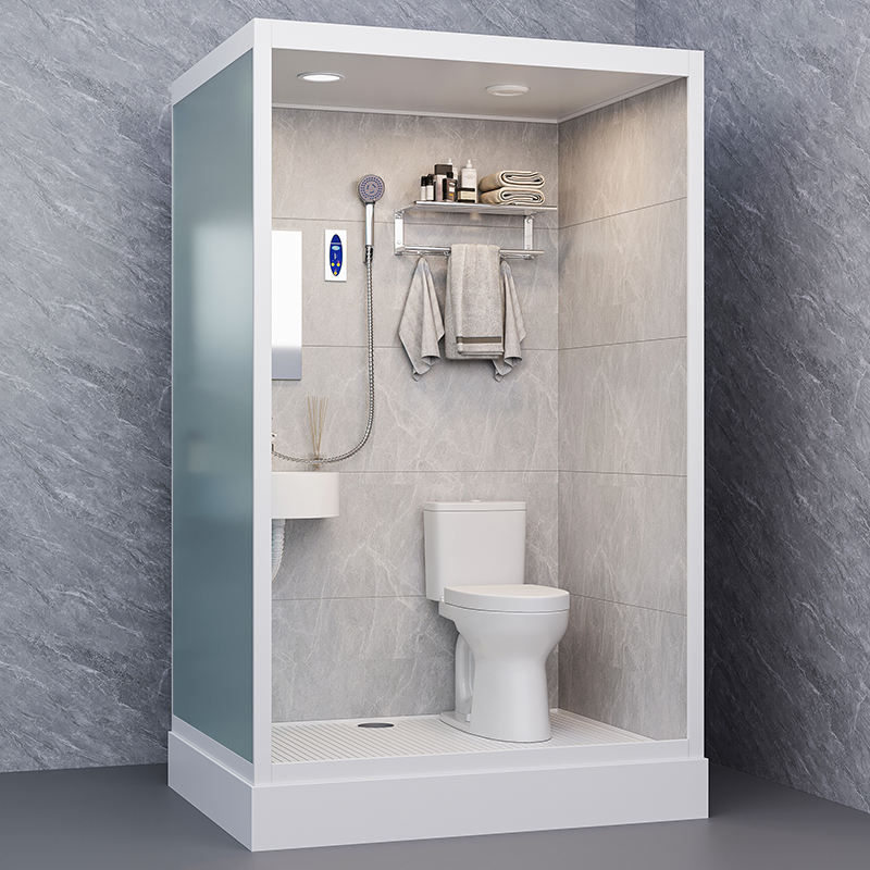 Prefabricated Hotel All in One Bathroom Integrated Shower Bathroom With Toilet - Image 1