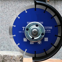 Lame de scie circulaire diamantée segmentée PEX 4,5 po (115 mm) 5/8 po pour coupe à sec et humide, disque de coupe pour granit, béton, marbre, pierre, maçonnerie 22 mm