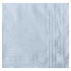 Mouchoir en coton blanc pur avec bordure en satin, doux au toucher, carré 40 cm, pour poche de costume d'affaires, pour les ventes transfrontalières - Product Image 4